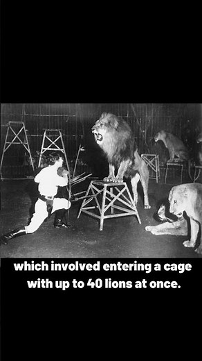 Incredible Lion tamer fact - Clyde Beatty