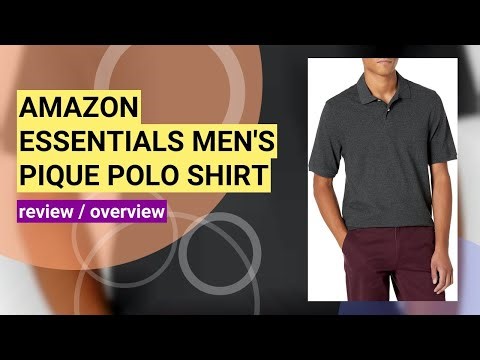 Amazon Essentials Men's Polo Shirt Review: Comfort & Style in Every Size!