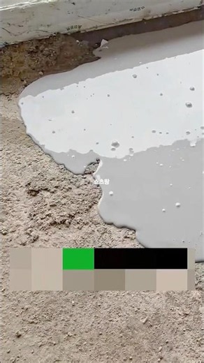아직도 수평 맞추느라 고생하세요? 붓기만 하면 끝나는 자동 수평 몰탈의 위엄