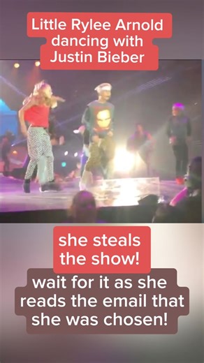 Little Rylee Arnold Dances with Justin Bieber on DWTS
