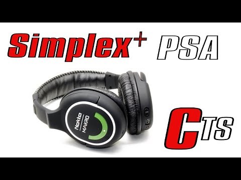 How to connect wireless headphones to the Nokta Makro Simplex