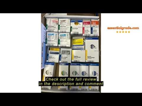 Review First Aid Only 700002 SmartCompliance 50-Person First Aid Kit Refill Supplies for Business, W