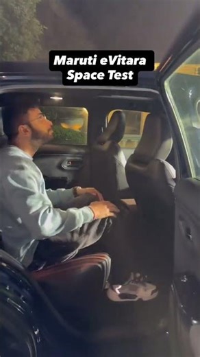Maruti e-Vitara - Space Test