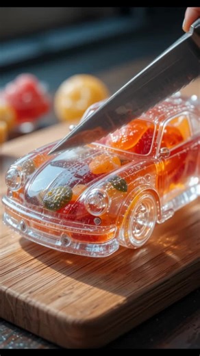 Jelly Car Crush: An ASMR Experience