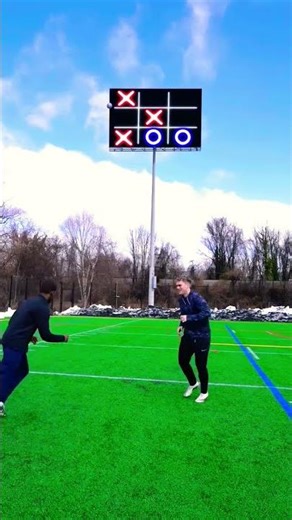 The Ultimate Soccer Tic-Tac-Toe Trick Shot! ⚽️❌⭕️