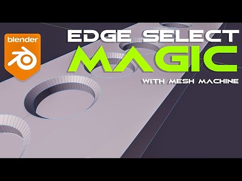 EDGE LOOP selection tools for Blender 2.92 with Mesh Machine