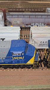 5 HO Scale BLI CSX AC6000CW/C44ACM's fueled up and ready for service. #domstrains #hoscale | Doms Trains