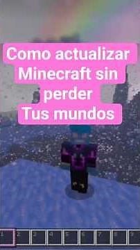 Como actualizar #minecraft sin perder Tus mundos