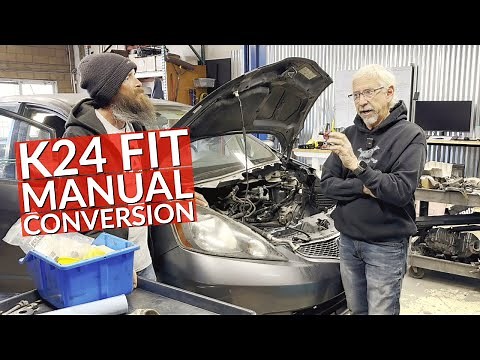 K24 Swap GE Fit/Jazz Auto to Manual Conversion (Part 2)