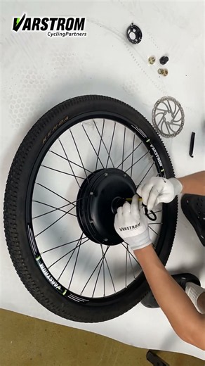 E-Bike Hub Motor Installation 🔧 | How to Install an eBike Disc Brake