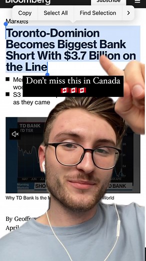 Share this with TD client-friends #tdbank #canadatiktok #financialcrisis