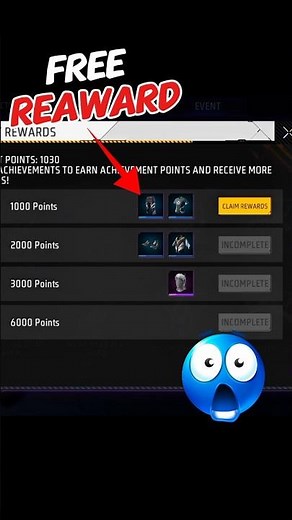OP Rewards From Achievement Points! 😲🔥 Free Fire #shorts