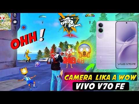 vivo V70 FE Free Fire Test 😵 | vivo V70 FE Gaming test ⚡ | vivo V70 FE Bgmi Test & Review 😳