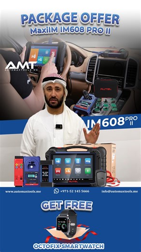 Ain Al shams Garage tools , car scanner and workshop tools on Instagram: "Maxim IM608 PRO II + Locksmith package 🔑 **Key Features:** 1. Advanced key programming tool with integrated IMMO and OE-level diagnostics. 2. Effortless retrieval of immobilizer pins and passwords directly from the vehicle. 3. User-friendly interface for streamlined navigation and operation. 4. Comprehensive 3-year free software updates for continual compatibility. 5. Backed by a reliable 1-year warranty for added assuran