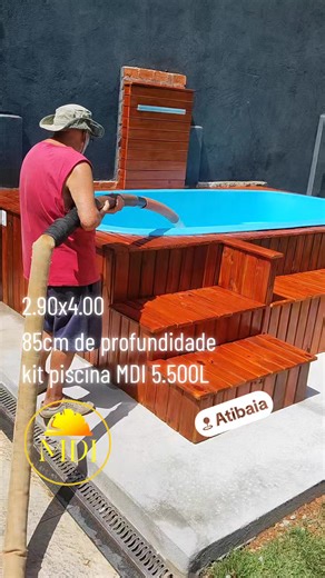Piscina MDi de 5.500L - Kit Completo | Entrega Segura
