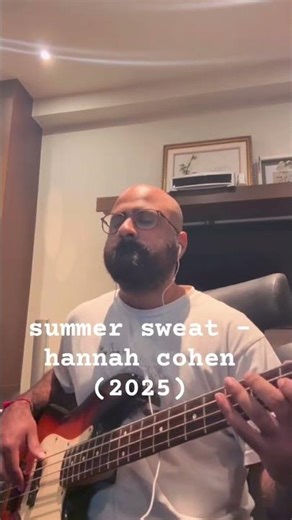 summer sweat - hannah cohen (2025). So chill so funky