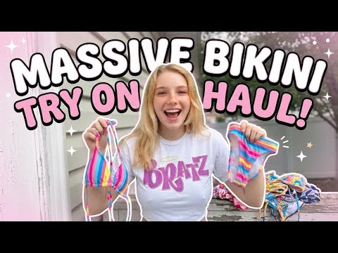 my FIRST bikini try on haul 