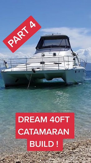 Repairing the Cat Hull Mould means we are ready to lift Deck Mould off so work can begin. #diyboatbuild #diycaatamaran #howtofibreglass #foamcoreboat