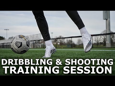 Individual Dribbling & Finishing Training | Dribbling and Shooting Drills For Footballers