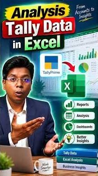 Analyze Tally Data in Excel Build Dashboards Fast! 📊