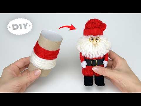 Woolen Santa Claus 🎅 How to Make a Santa Claus 🎄 Christmas decorations