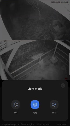How to turn off remote camera lights