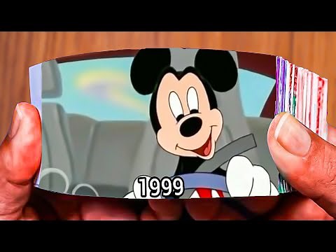 Evolution of Mickey Mouse - Flipbook Animation