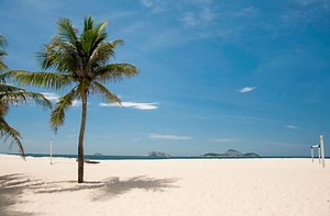 Leblon Beach in Rio de Janeiro, Brazil