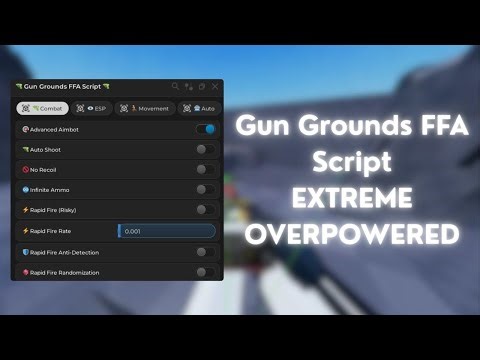 Gun Grounds FFA Script | Aimbot, Silent Aim, Esp, & More | Roblox Aimbot Script Works On Any Game