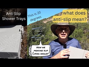 Anti-slip shower tray - how it works, how it's tested, and a new patented UK made design