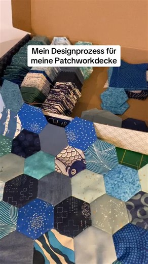 6.8K views · 54 reactions | Mein „Designprozess“ für meine Patchworkdecke nach der EPP English Paper Piecing Methode. Viel Spaß beim Ausprobieren! #englishpaperpiecing #patchwork #epp #hobby #kreativität | Elle Puls | Facebook