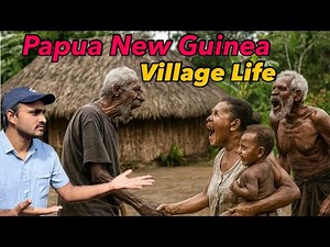 VILLAGE LIFE IN REMOTE PAPUA NEW GUINEA | TRIBAL VILLAGE LIFE
