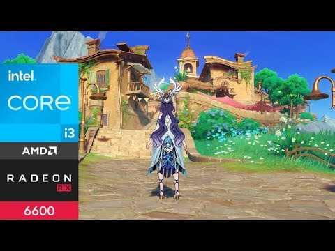 Genshin Impact PC 120FPS | RX 6600 Benchmark [1080p Highest]