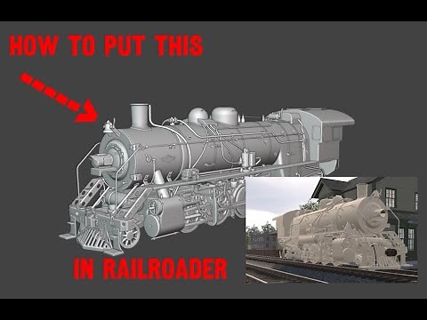 How to add a steam locomotive to railroader
