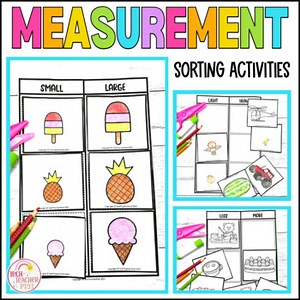 Measurement Sorting Activities