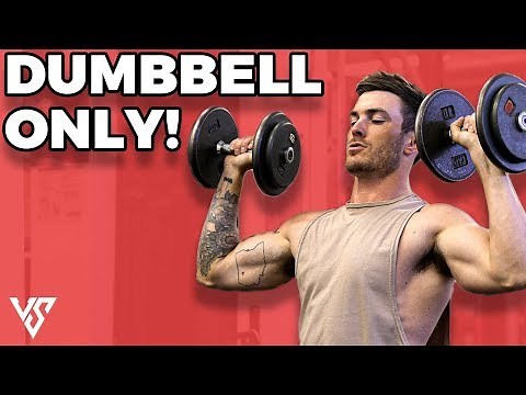 Full Upper Body Workout Routine Using Dumbbells Only | V SHRED