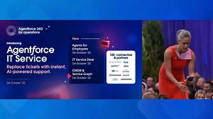 143K views · 3.7K reactions | Unify your customer, employee, and work data to power trusted AI agents that turn data into context with  Data 360. Plus, replace tickets with instant, always-on AI-powered support with  Agentforce IT Service. Watch them in action at #DF25: https://sforce.co/47crM44 | Salesforce | Facebook
