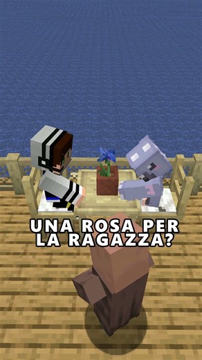 VITA DI COPPIA SU MINECRAFT ... LA CENA ROMANTICA #shorts
