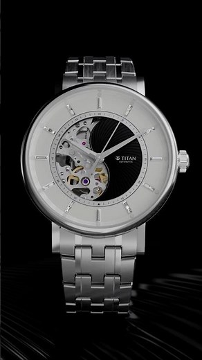 Titan Yin-Yang Skeletal Automatic | Stunning Skeleton Dial Watch with 21-Jewel Movement | Helios