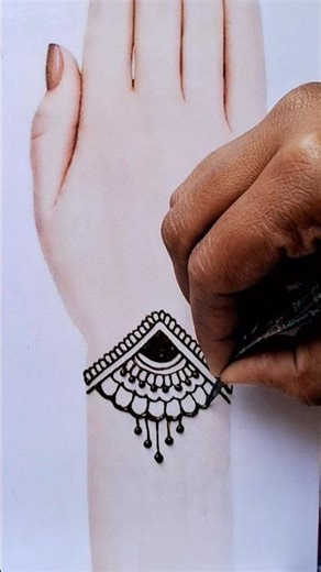 Corner mehndi design #mehndi #mehndidesign #ytshorts #shorts #bulbulmehndi