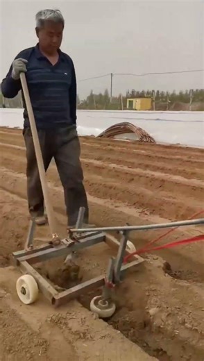 Smart Seed Covering Tool | Simple Roller Farming Invention