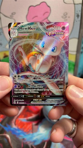 Pokemon Mew #pokemon #fusionstrike #pokemonmew #pokemoncards #pokemoncollecting #tradingcards