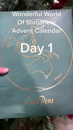 Opening day 1 of Cult Pens’ wonderful world of stationery advent calendar. What do you think of the first item they included? #stationery #adventcalendar #unboxing