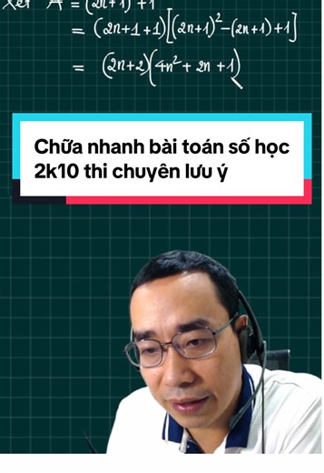 Chữa nhanh bài toán số học cho 2k10 thi chuyên