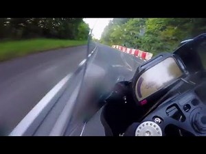 BMW HP4 Race with motorcycle racer Peter Hickman sprint through the legendary #IsleofMan TT track