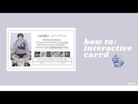 simple website; interactive carrd tutorial (free)