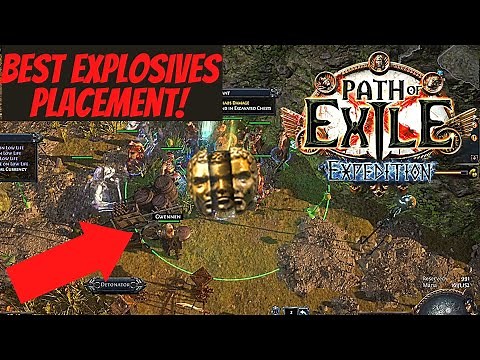 Path of Exile 3.15 Best Explosives Placement Guide Expedition League Mechanic