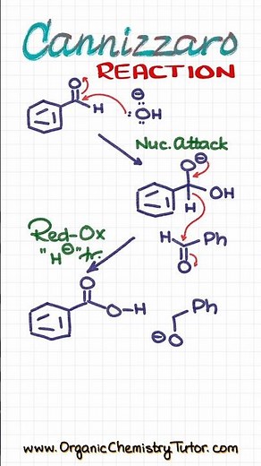 How Aldehydes Split Into Two Different Molecules #chemistry #mechanism