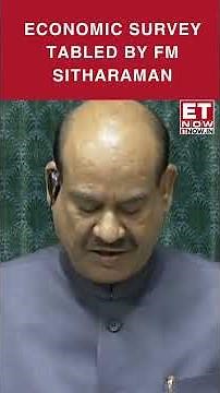 Economic Survey 2025-26 Presented by FM Sitharaman Ahead of 9th Budget Session | ET Now #shorts