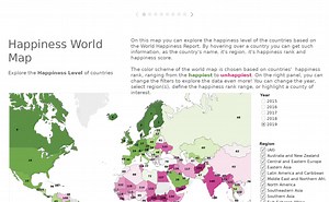 The data comes from The World Happiness Report, which is the annual survey that provides an overview of the global happiness state. #happiness #world_happiness_report #happiness_report